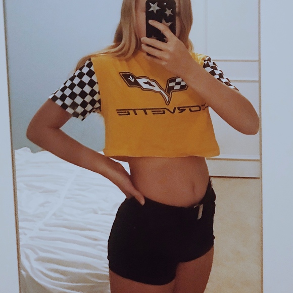 forever 21 corvette crop top